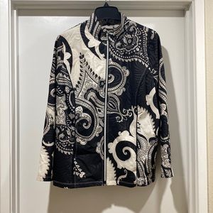 Black and cream jacket